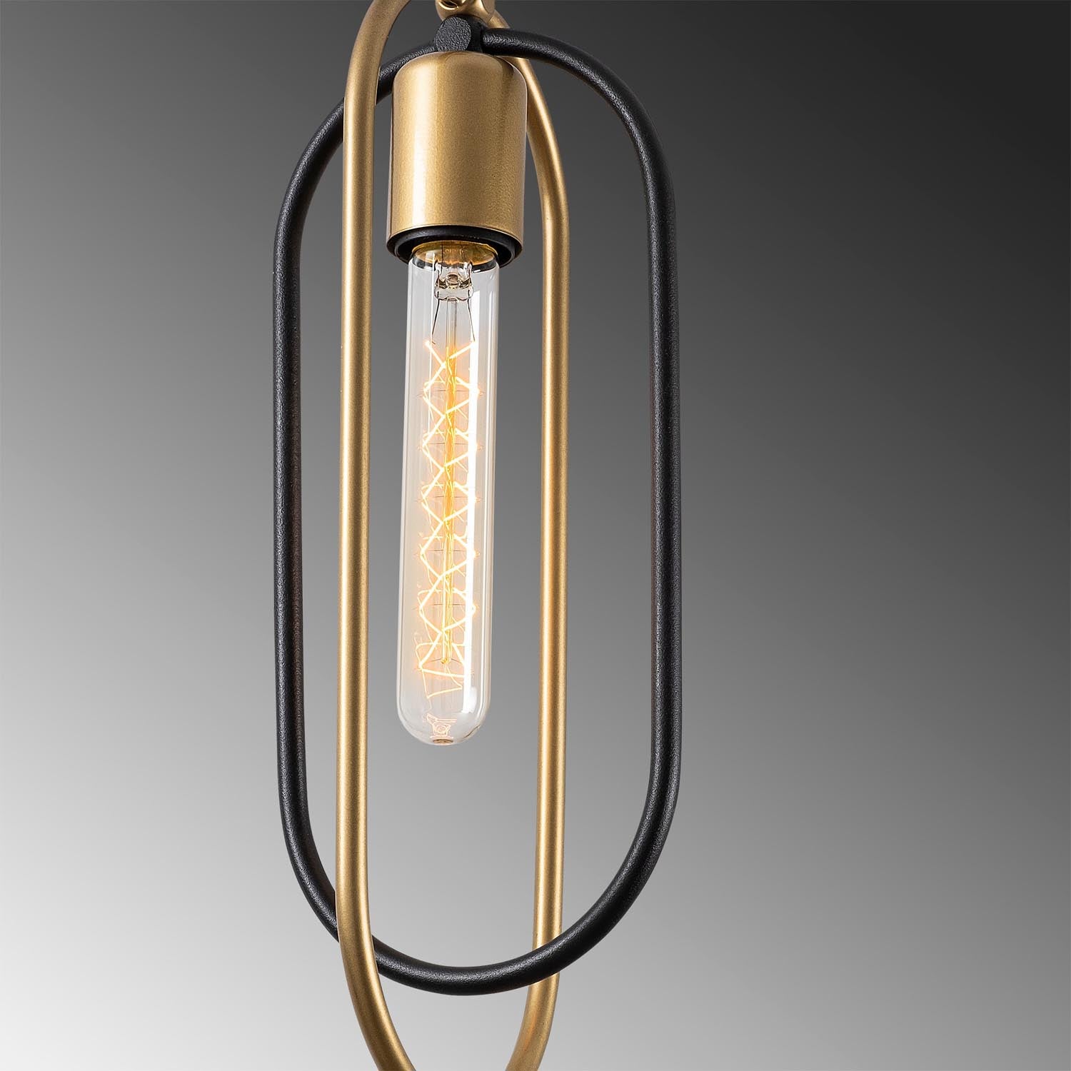 Cerco - 2041 in Schwarz Gold präsentiert im Onlineshop von KAQTU Design AG. Pendelleuchte ist von Opviq