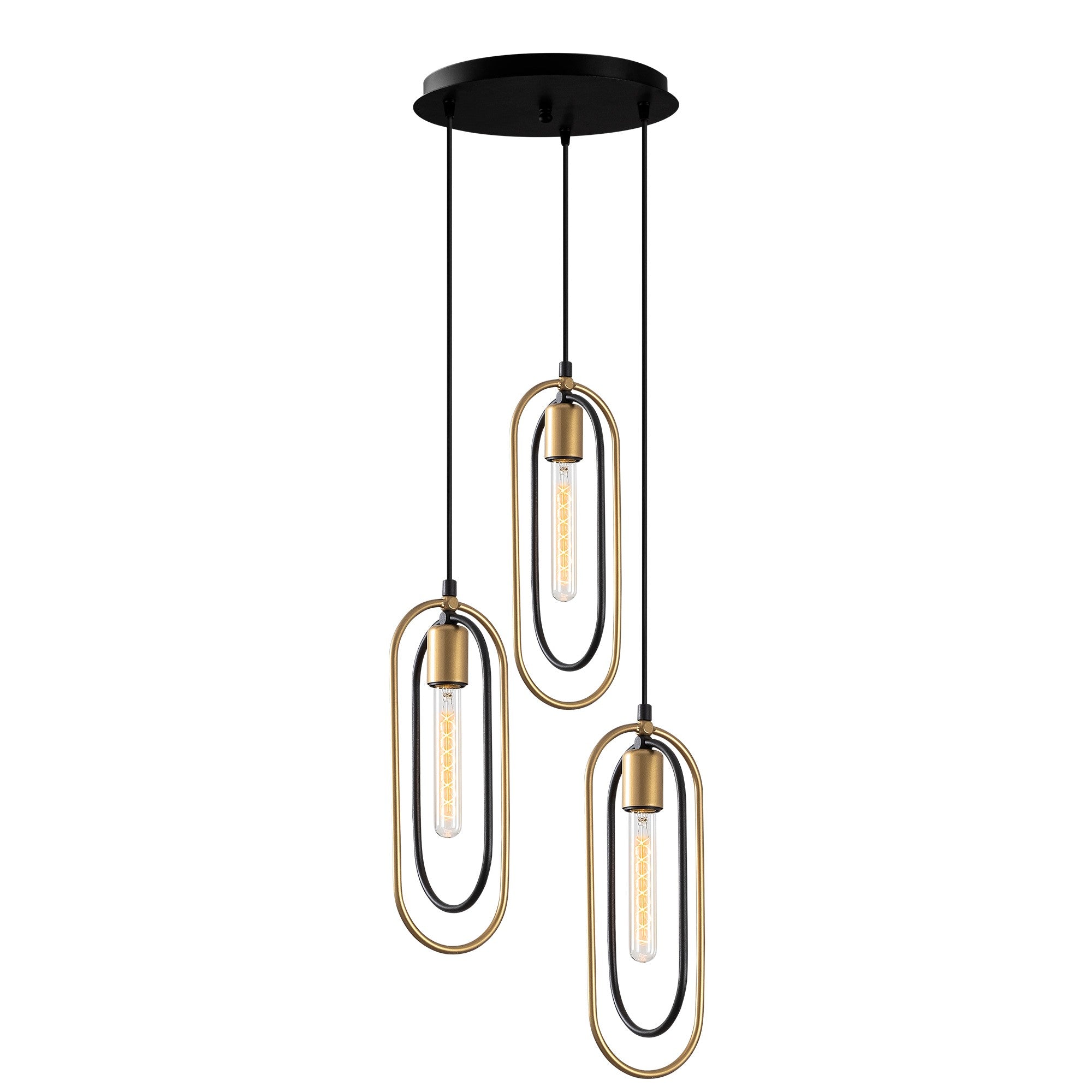 Cerco - 2021 in Schwarz Gold präsentiert im Onlineshop von KAQTU Design AG. Pendelleuchte ist von Opviq