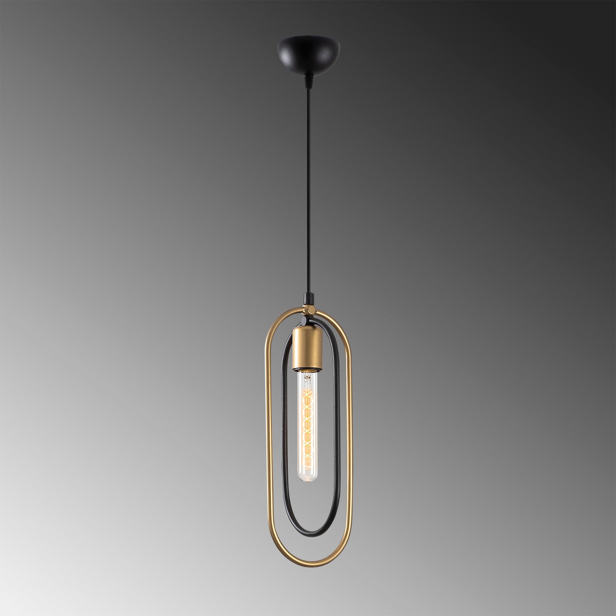 Cerco - 2011 in Schwarz Gold präsentiert im Onlineshop von KAQTU Design AG. Pendelleuchte ist von Opviq