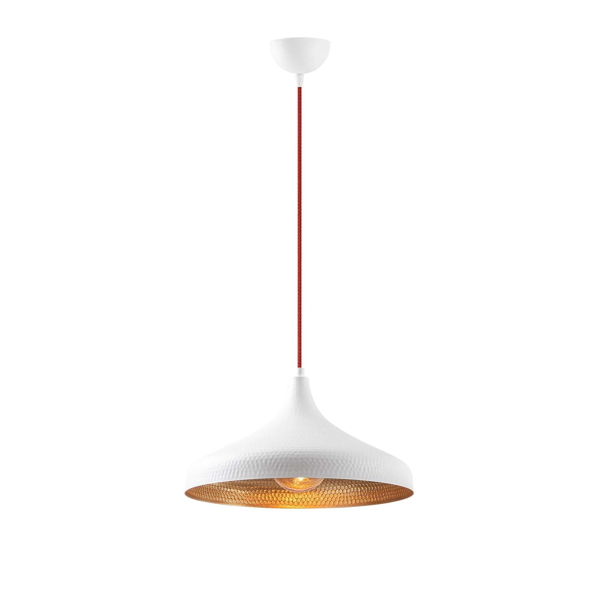 Tattoo - 2642 in Weiss Rot präsentiert im Onlineshop von KAQTU Design AG. Pendelleuchte ist von Opviq