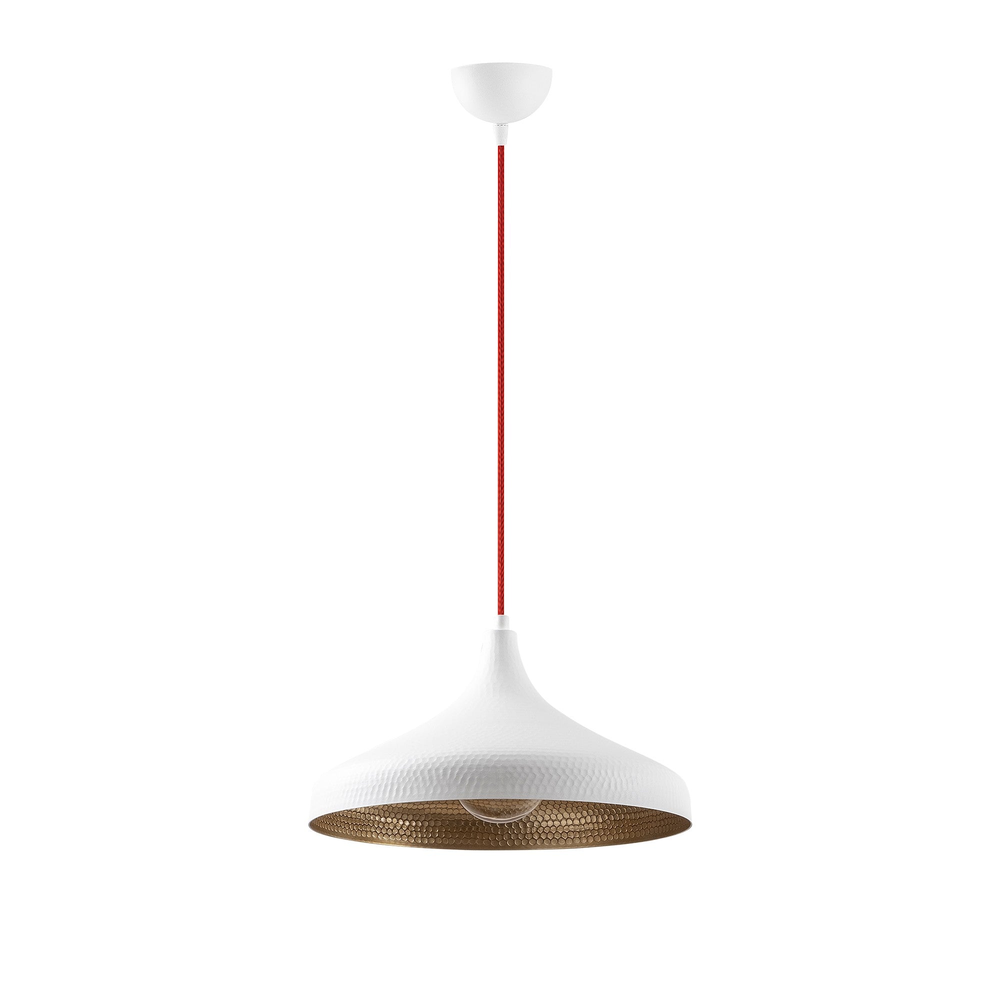 Tattoo - 2642 in Weiss Rot präsentiert im Onlineshop von KAQTU Design AG. Pendelleuchte ist von Opviq
