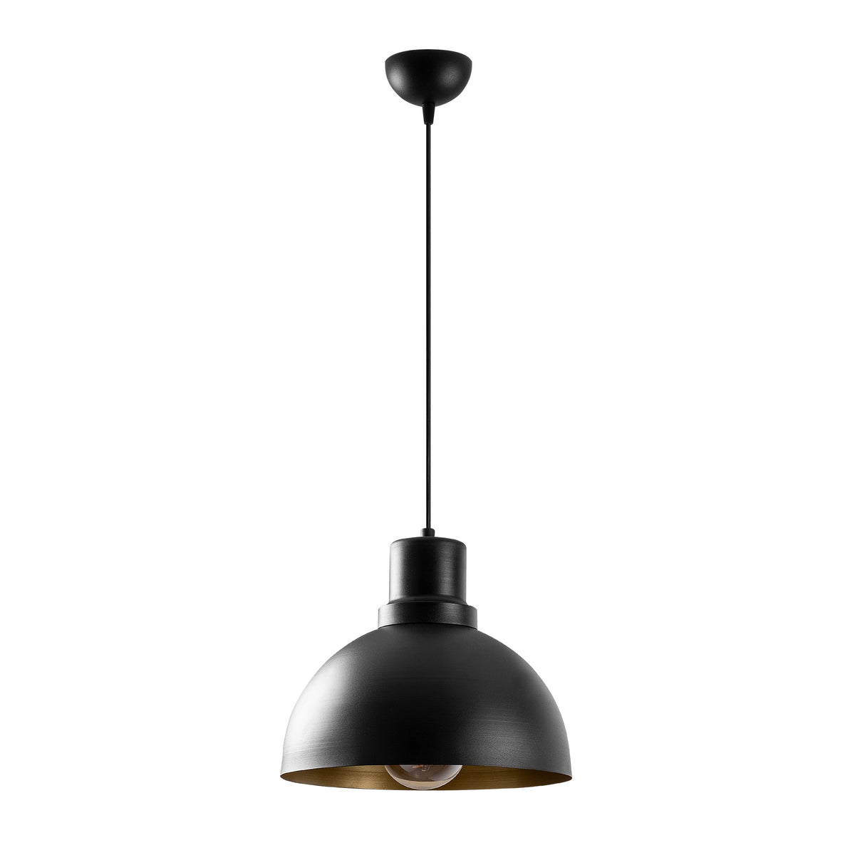 Dodo Pendellampe - Schwarz in Schwarz präsentiert im Onlineshop von KAQTU Design AG. Pendelleuchte ist von Opviq