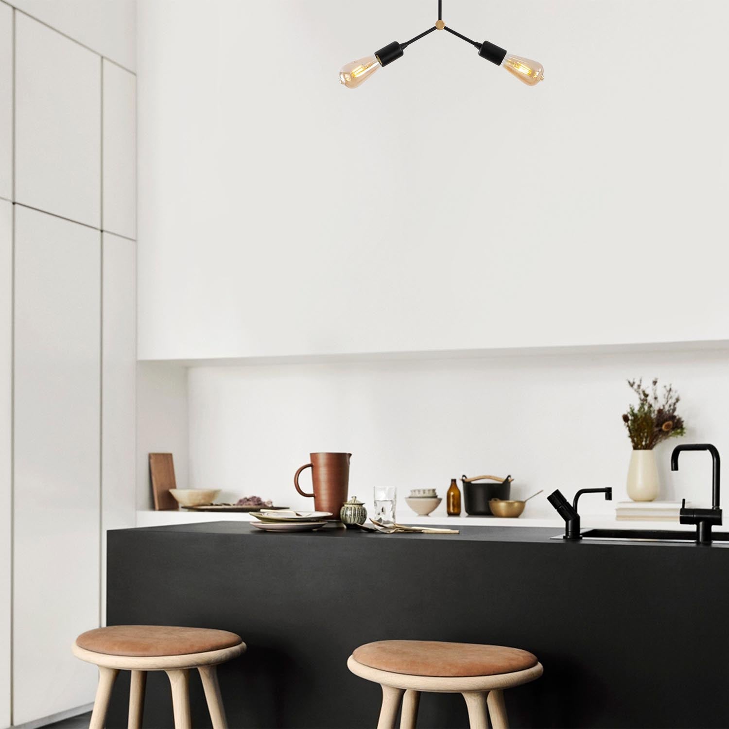 Sparrow - 1252 in Schwarz präsentiert im Onlineshop von KAQTU Design AG. Pendelleuchte ist von Opviq