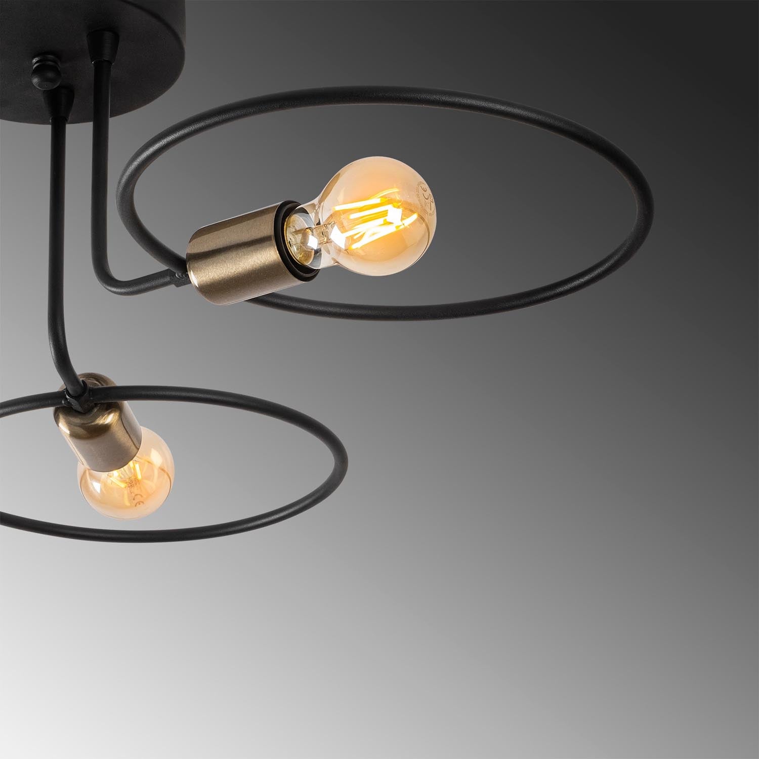 Circle - 1341 in Schwarz präsentiert im Onlineshop von KAQTU Design AG. Pendelleuchte ist von Opviq