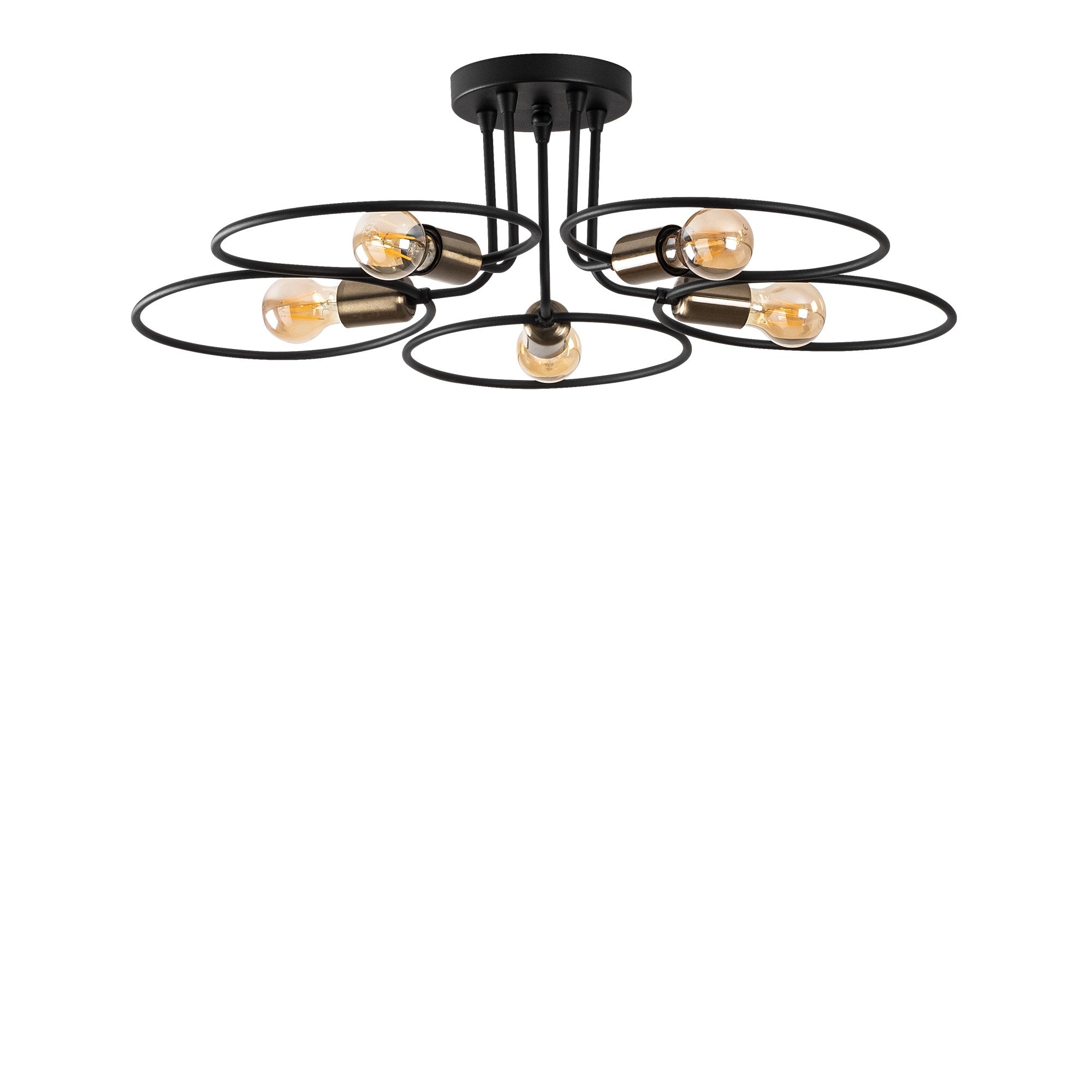 Circle - 1346 in Schwarz präsentiert im Onlineshop von KAQTU Design AG. Deckenleuchte ist von Opviq