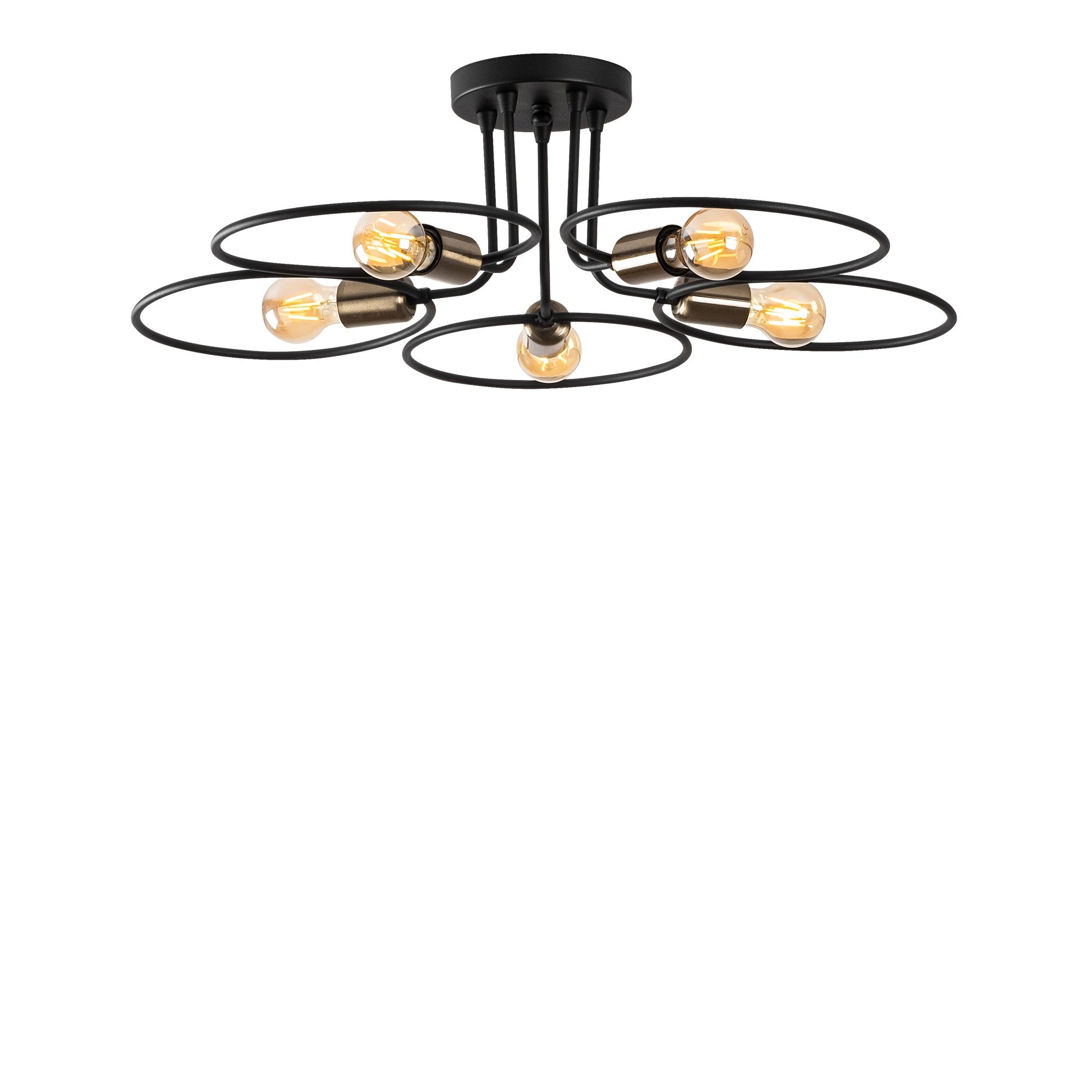 Circle - 1346 in Schwarz präsentiert im Onlineshop von KAQTU Design AG. Deckenleuchte ist von Opviq