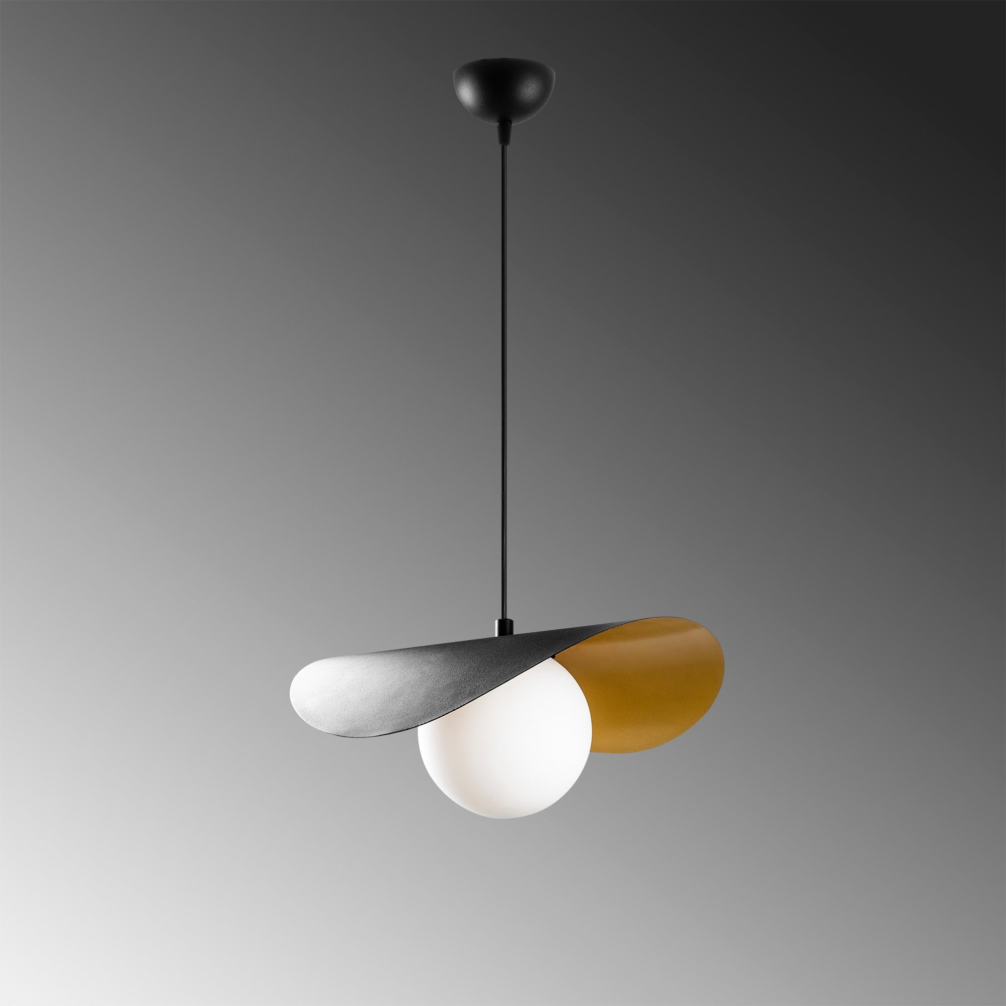 Vatoz - 2866 in Schwarz Weiss präsentiert im Onlineshop von KAQTU Design AG. Pendelleuchte ist von Opviq
