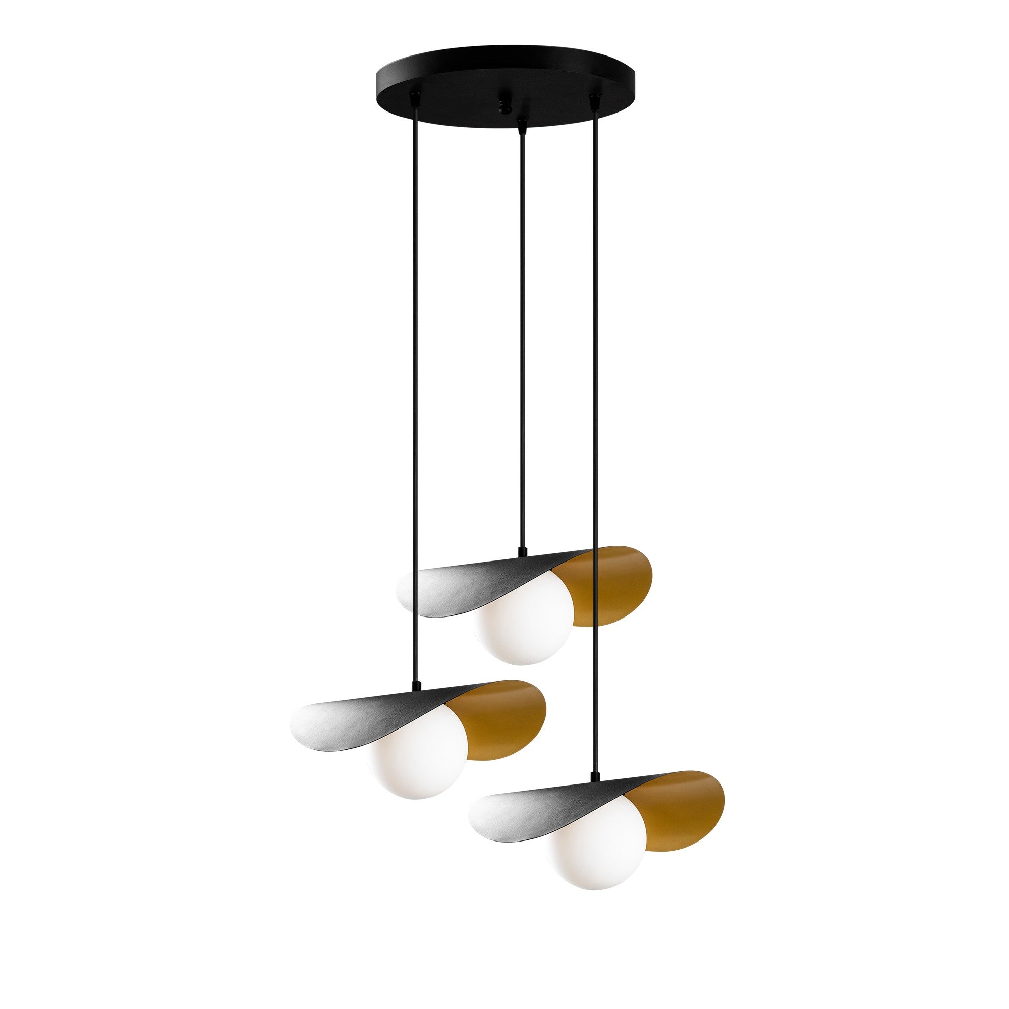 Vatoz - 6141 in Schwarz präsentiert im Onlineshop von KAQTU Design AG. Pendelleuchte ist von Opviq