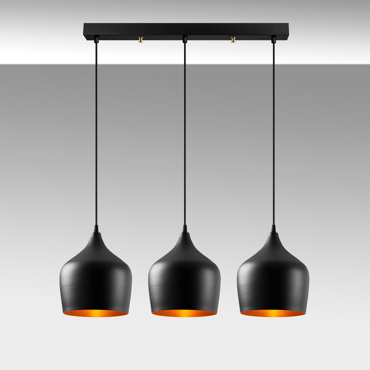 Dodo Pendellampe - Schwarz in Schwarz präsentiert im Onlineshop von KAQTU Design AG. Pendelleuchte ist von Opviq