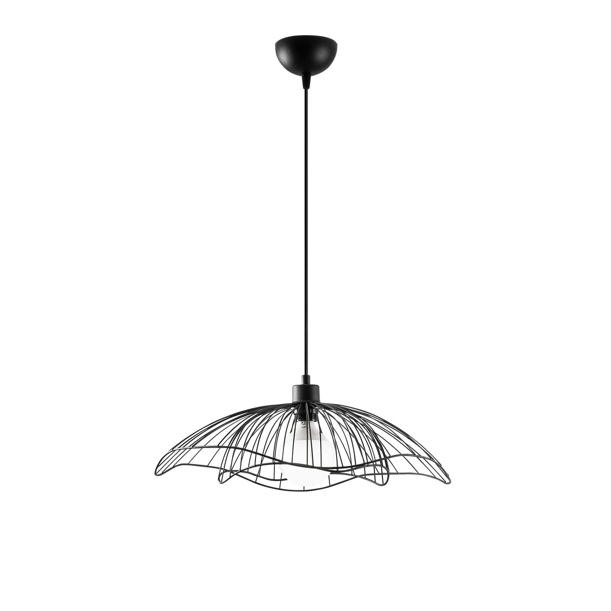 Farac Pendellampe - Schwarz in Schwarz präsentiert im Onlineshop von KAQTU Design AG. Pendelleuchte ist von Opviq