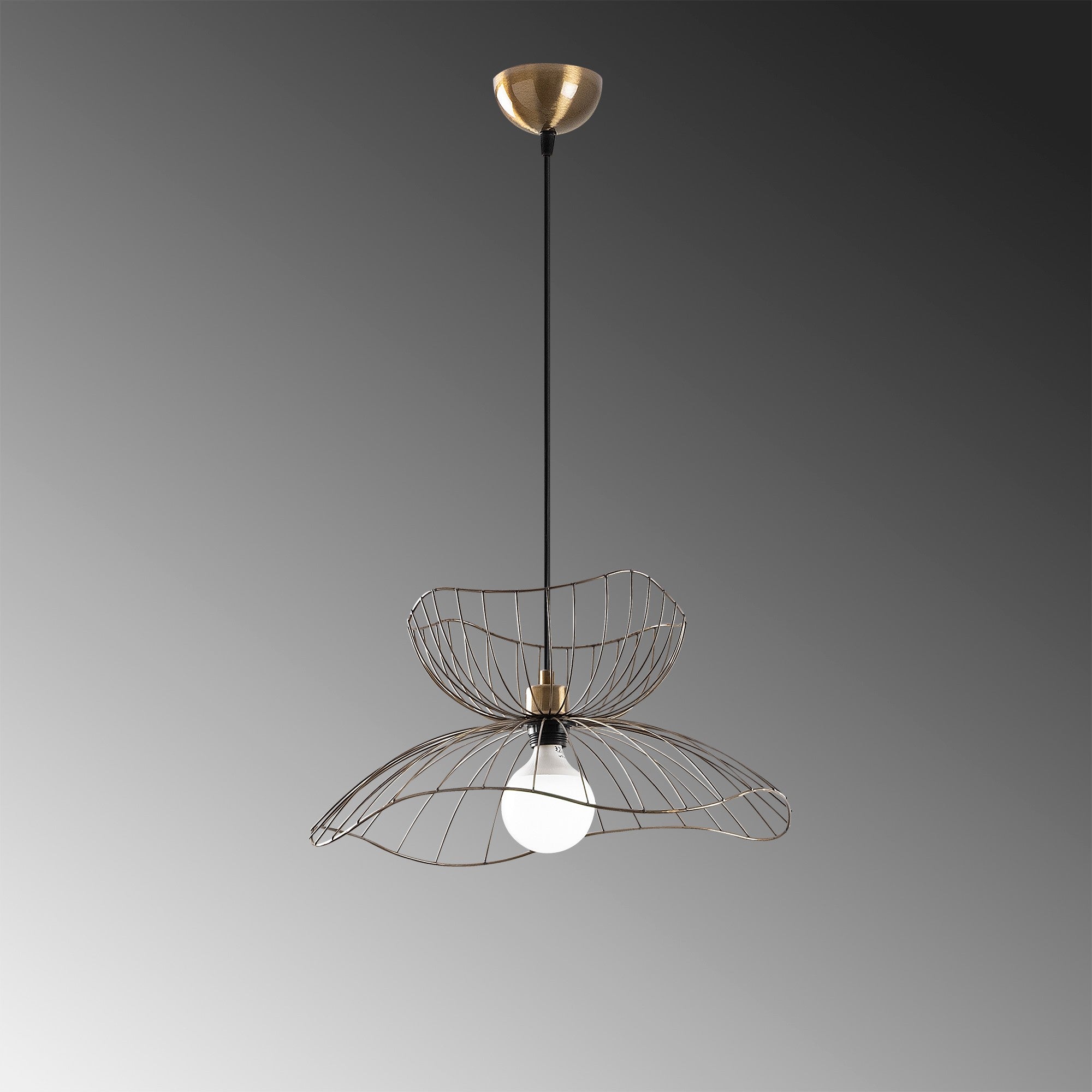 Farac - 6381 in Vintage präsentiert im Onlineshop von KAQTU Design AG. Pendelleuchte ist von Opviq