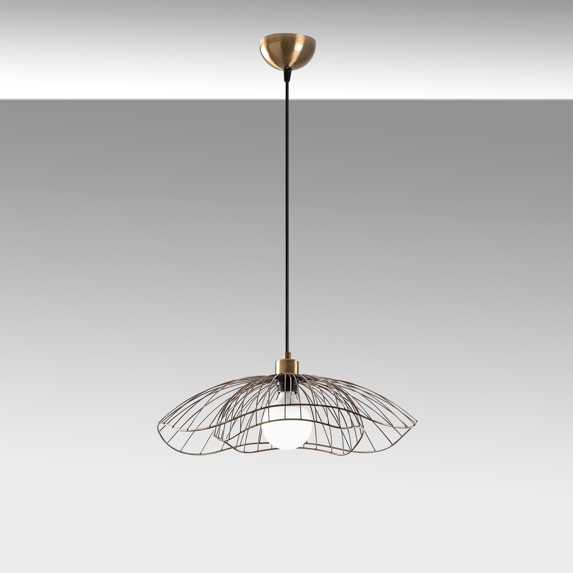 Farac - 6381 in Vintage präsentiert im Onlineshop von KAQTU Design AG. Pendelleuchte ist von Opviq