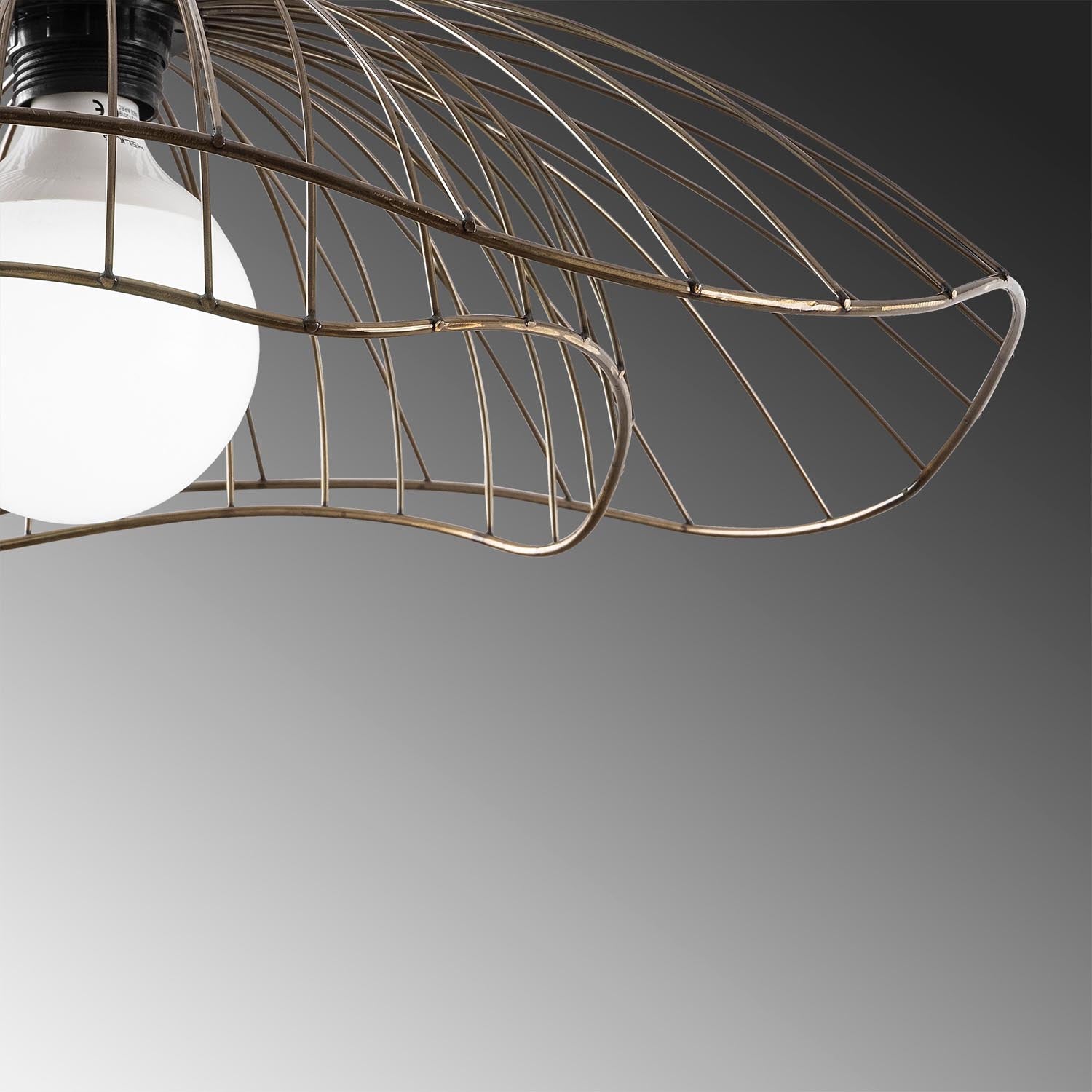 Farac - 6381 in Vintage präsentiert im Onlineshop von KAQTU Design AG. Pendelleuchte ist von Opviq