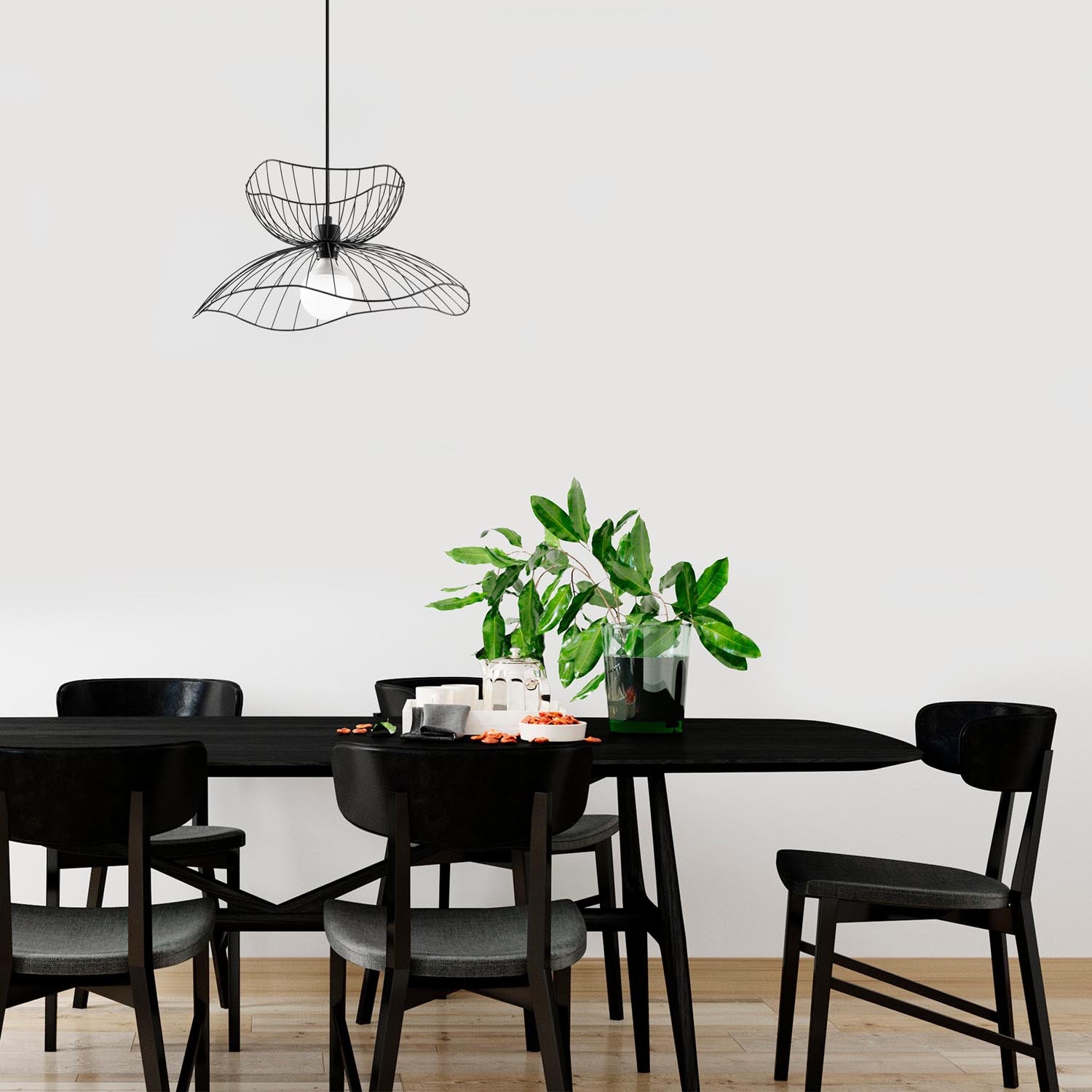 Farac - 6390 in Schwarz präsentiert im Onlineshop von KAQTU Design AG. Pendelleuchte ist von Opviq