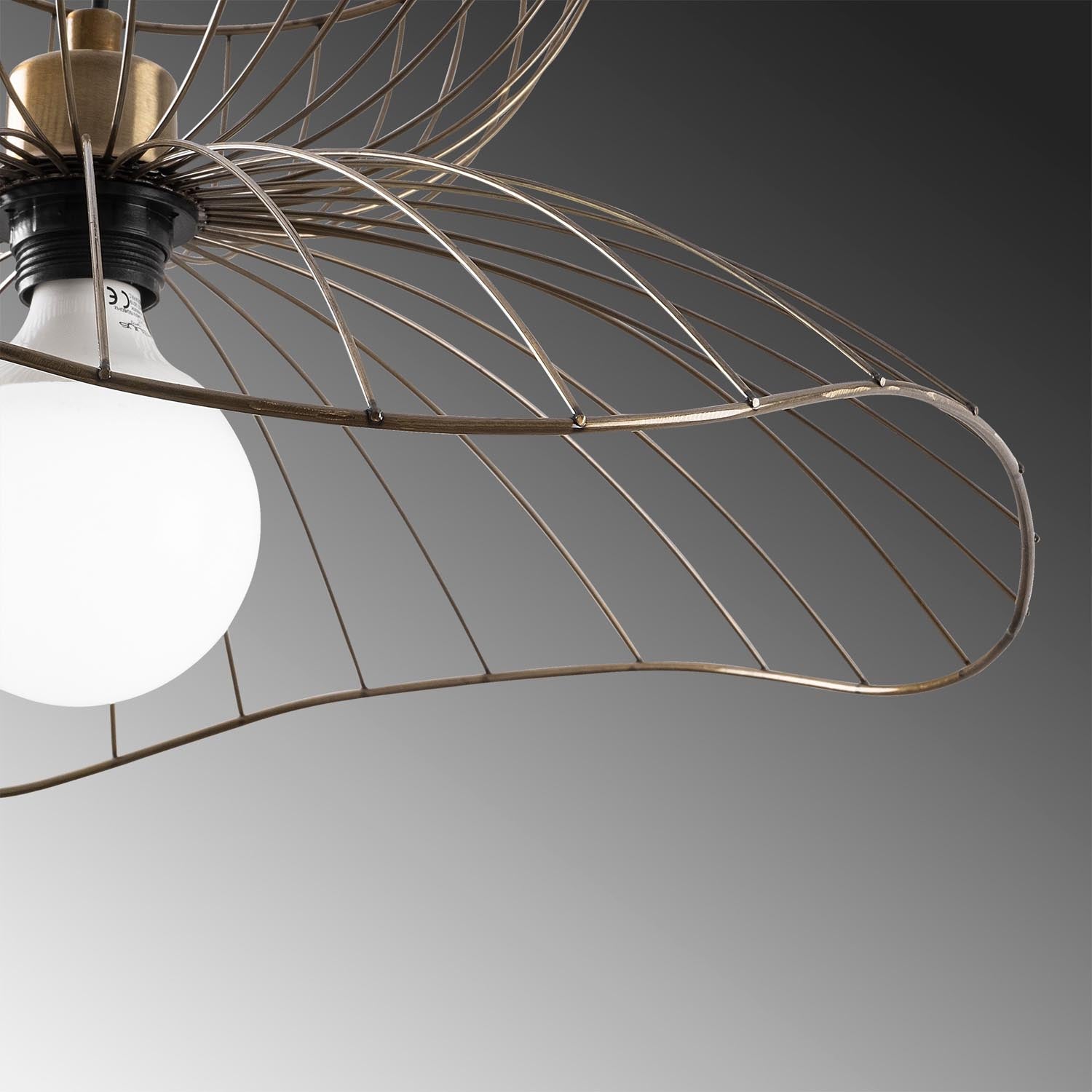 Farac - 6391 in Vintage präsentiert im Onlineshop von KAQTU Design AG. Pendelleuchte ist von Opviq