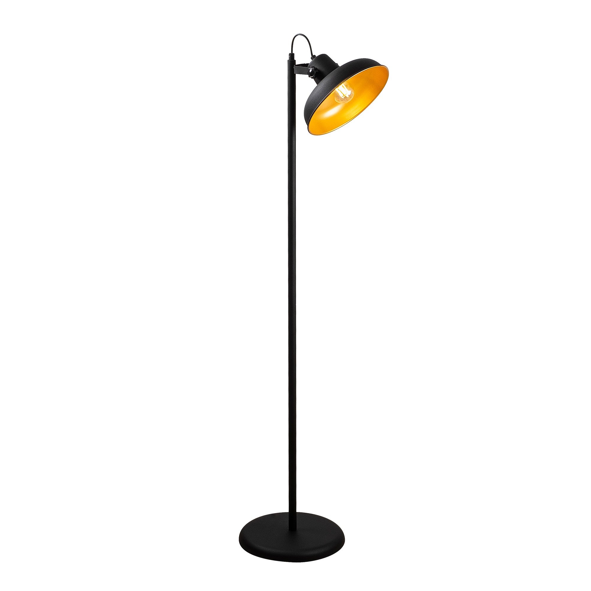 Lik - 4036 in Schwarz Gold präsentiert im Onlineshop von KAQTU Design AG. Stehleuchte ist von Opviq