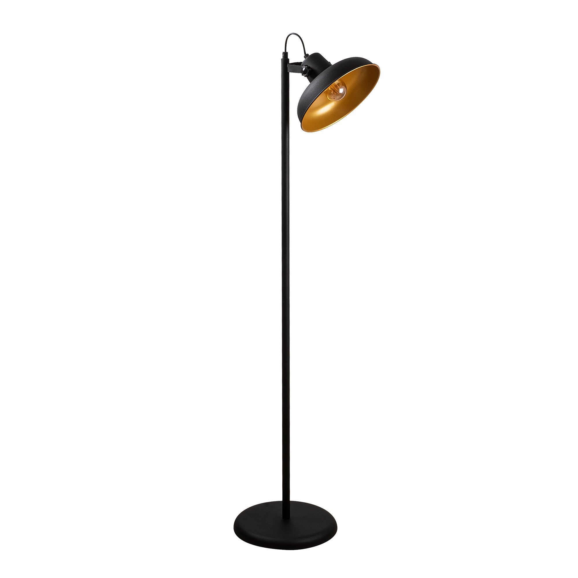Lik - 4036 in Schwarz Gold präsentiert im Onlineshop von KAQTU Design AG. Stehleuchte ist von Opviq