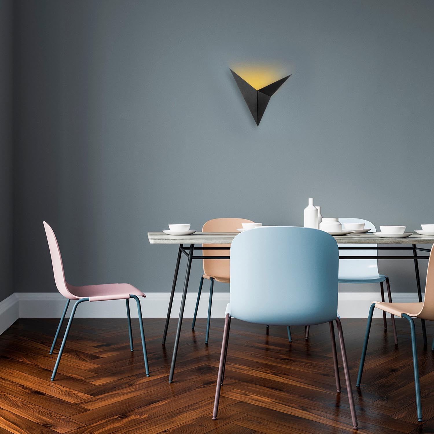 Bird - 3201 in Schwarz präsentiert im Onlineshop von KAQTU Design AG. Wandleuchte ist von Opviq