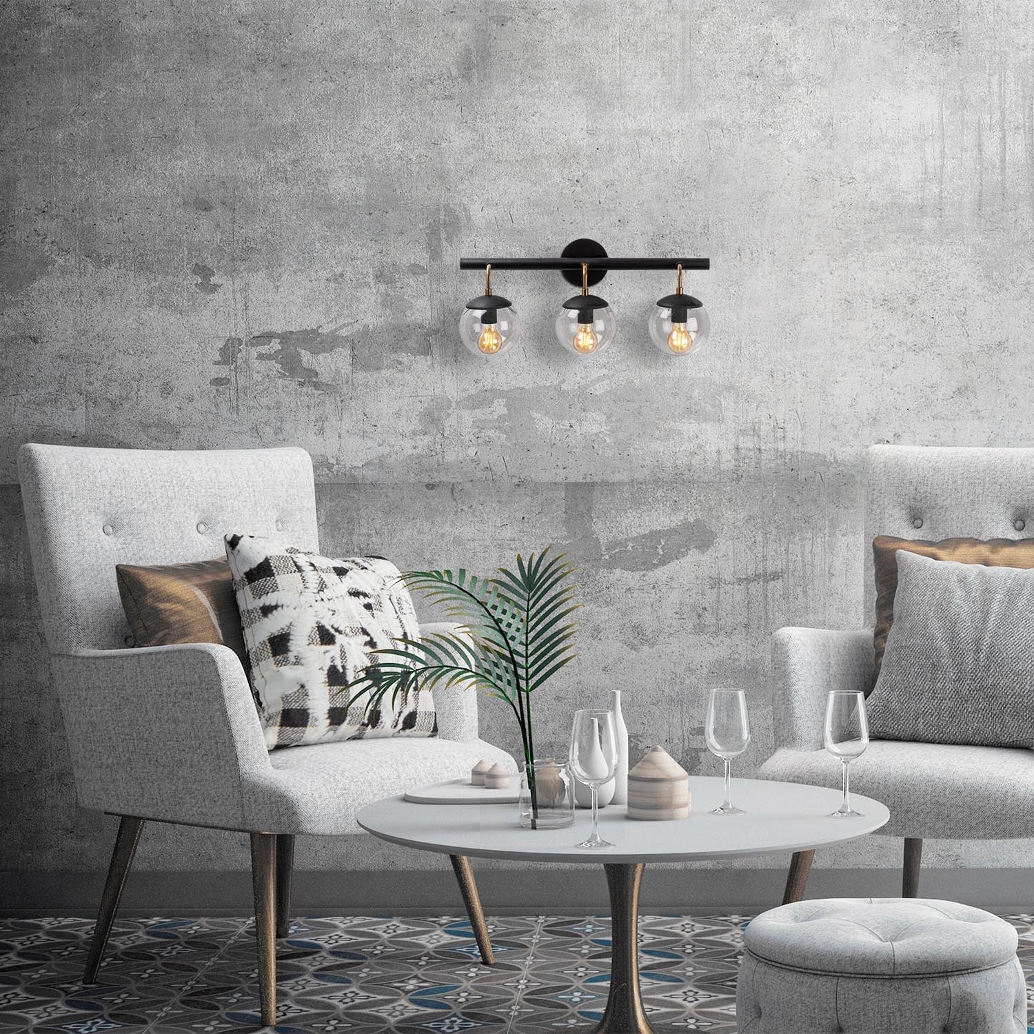 Gondol - 3032 in Schwarz präsentiert im Onlineshop von KAQTU Design AG. Wandleuchte ist von Opviq