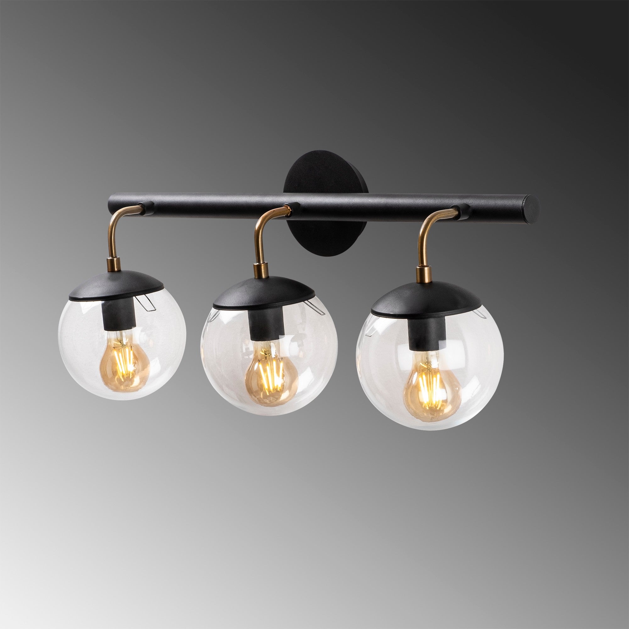 Gondol - 3032 in Schwarz präsentiert im Onlineshop von KAQTU Design AG. Wandleuchte ist von Opviq
