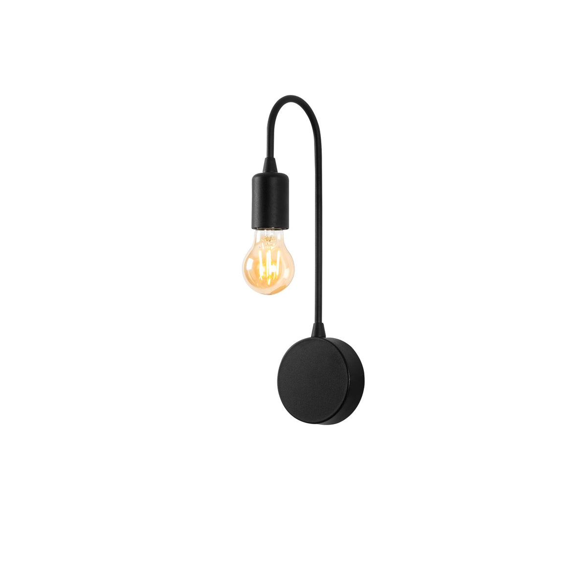 Baston Wandleuchte - Schwarz in Schwarz präsentiert im Onlineshop von KAQTU Design AG. Wandleuchte ist von Opviq