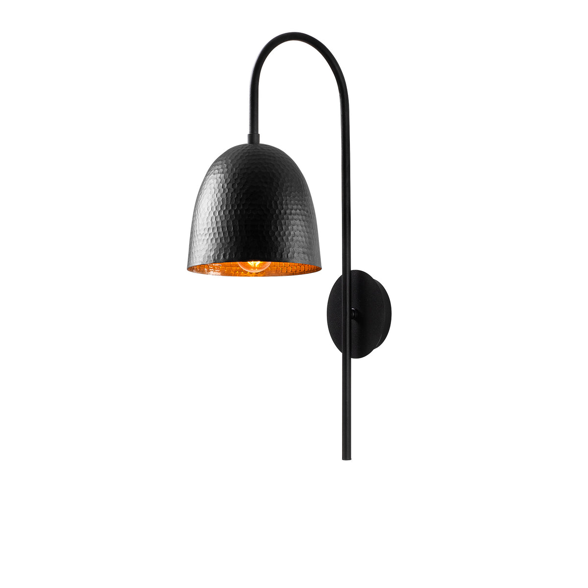 Tattoo Wandleuchte - Schwarz in Schwarz präsentiert im Onlineshop von KAQTU Design AG. Wandleuchte ist von Opviq
