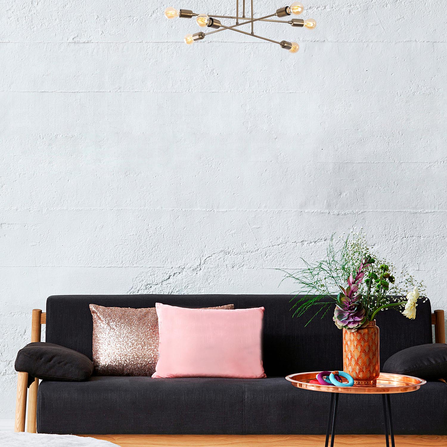 Fleur - 1504 in Vintage präsentiert im Onlineshop von KAQTU Design AG. Pendelleuchte ist von Opviq