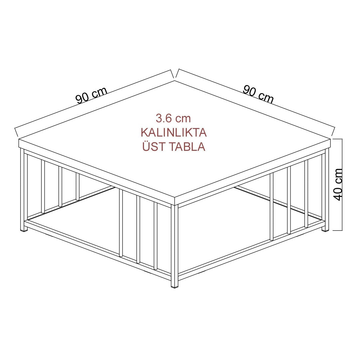 Zenn - Anthracite, Gold in Anthrazit Gold präsentiert im Onlineshop von KAQTU Design AG. Beistelltisch ist von Hanah Home