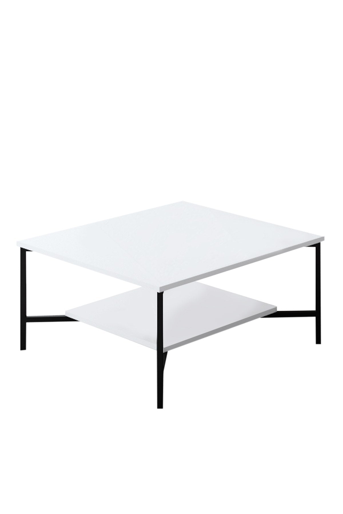 Black Line - White, Black in Weiss Schwarz präsentiert im Onlineshop von KAQTU Design AG. Beistelltisch ist von Hanah Home