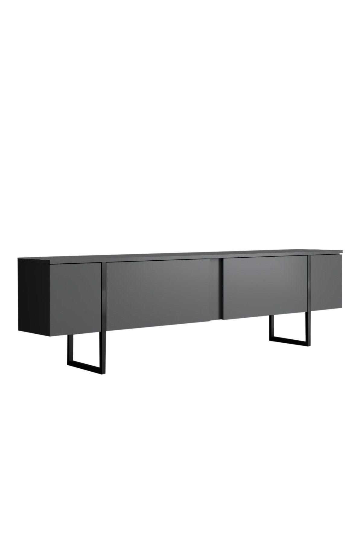 Luxe - Anthracite, Black in Walnuss Schwarz präsentiert im Onlineshop von KAQTU Design AG. Wohnzimmerset ist von Hanah Home