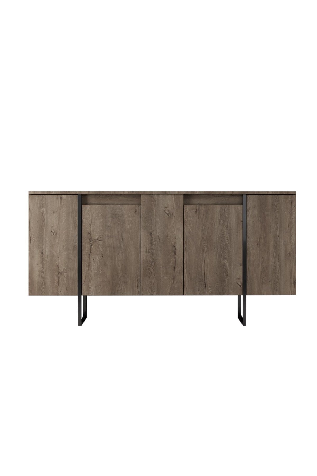 Luxe - Walnut, Black in Walnuss Schwarz präsentiert im Onlineshop von KAQTU Design AG. Wohnzimmerset ist von Hanah Home