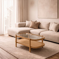 Tavolino Togg rovere 110 x 70 cm