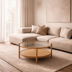 Tavolino Monza rovere 80 x 80 cm