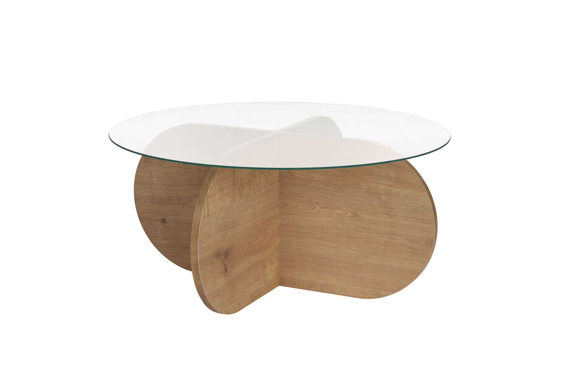 Aeris - Sapphire Oak, Transparent in Saphir- Eiche Transparent präsentiert im Onlineshop von KAQTU Design AG. Beistelltisch ist von Nordure