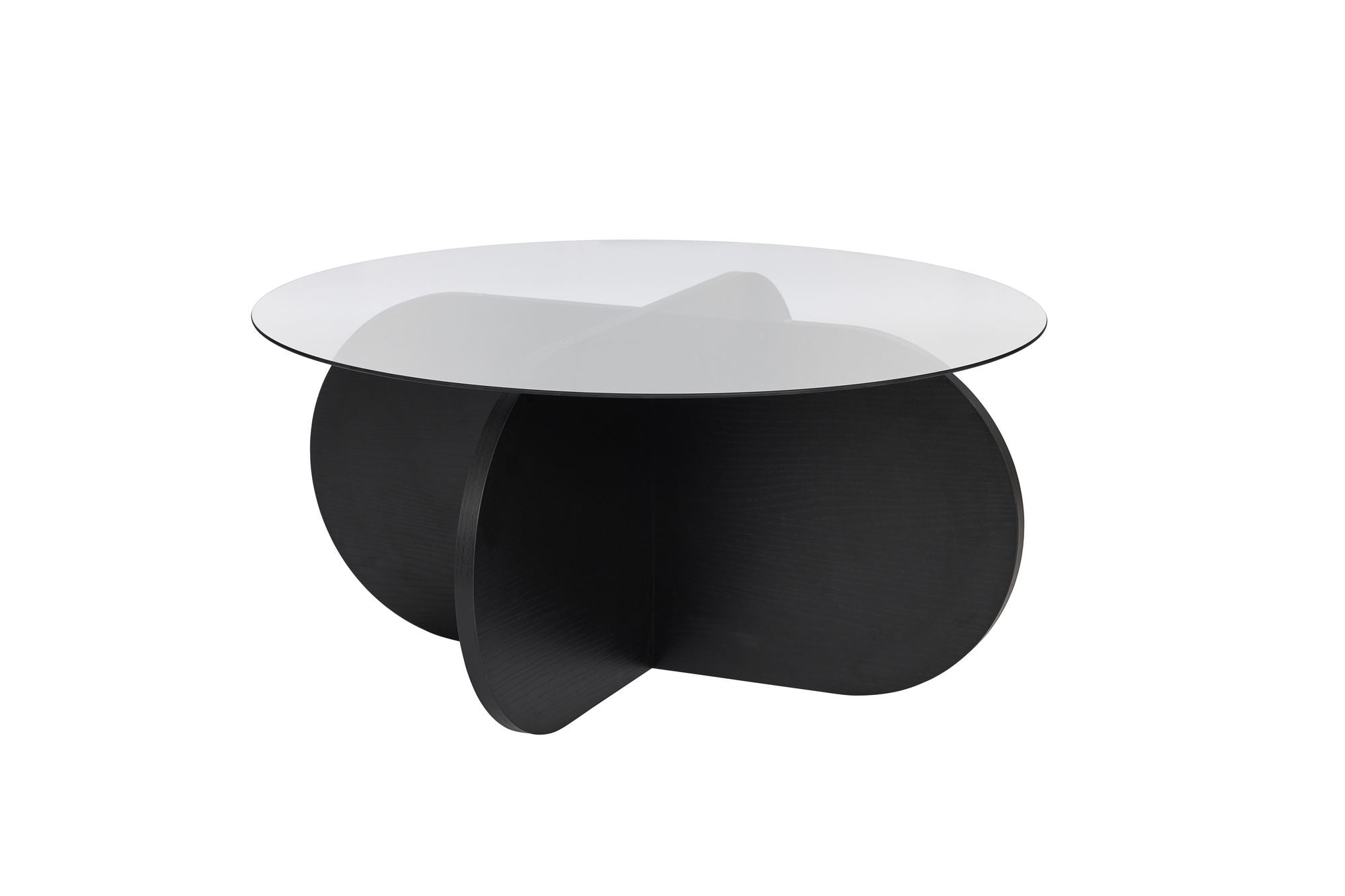 Aeris - Wood Black, Fume in Holz Schwarz Rauch präsentiert im Onlineshop von KAQTU Design AG. Beistelltisch ist von Nordure