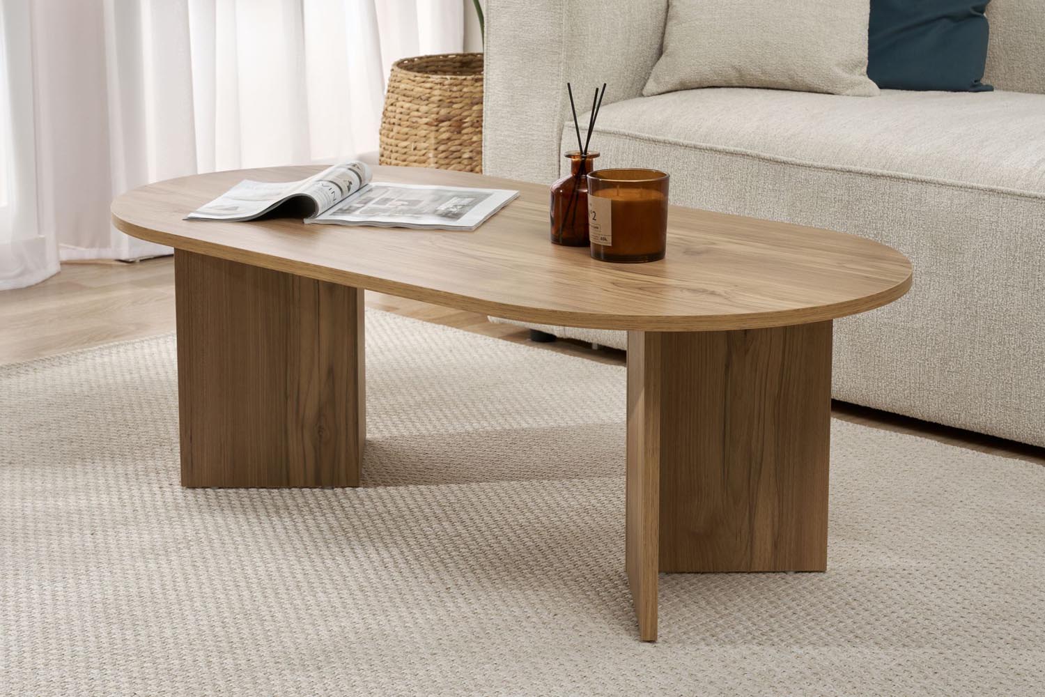 Sable - VNT Oak in Eiche präsentiert im Onlineshop von KAQTU Design AG. Beistelltisch ist von Nordure