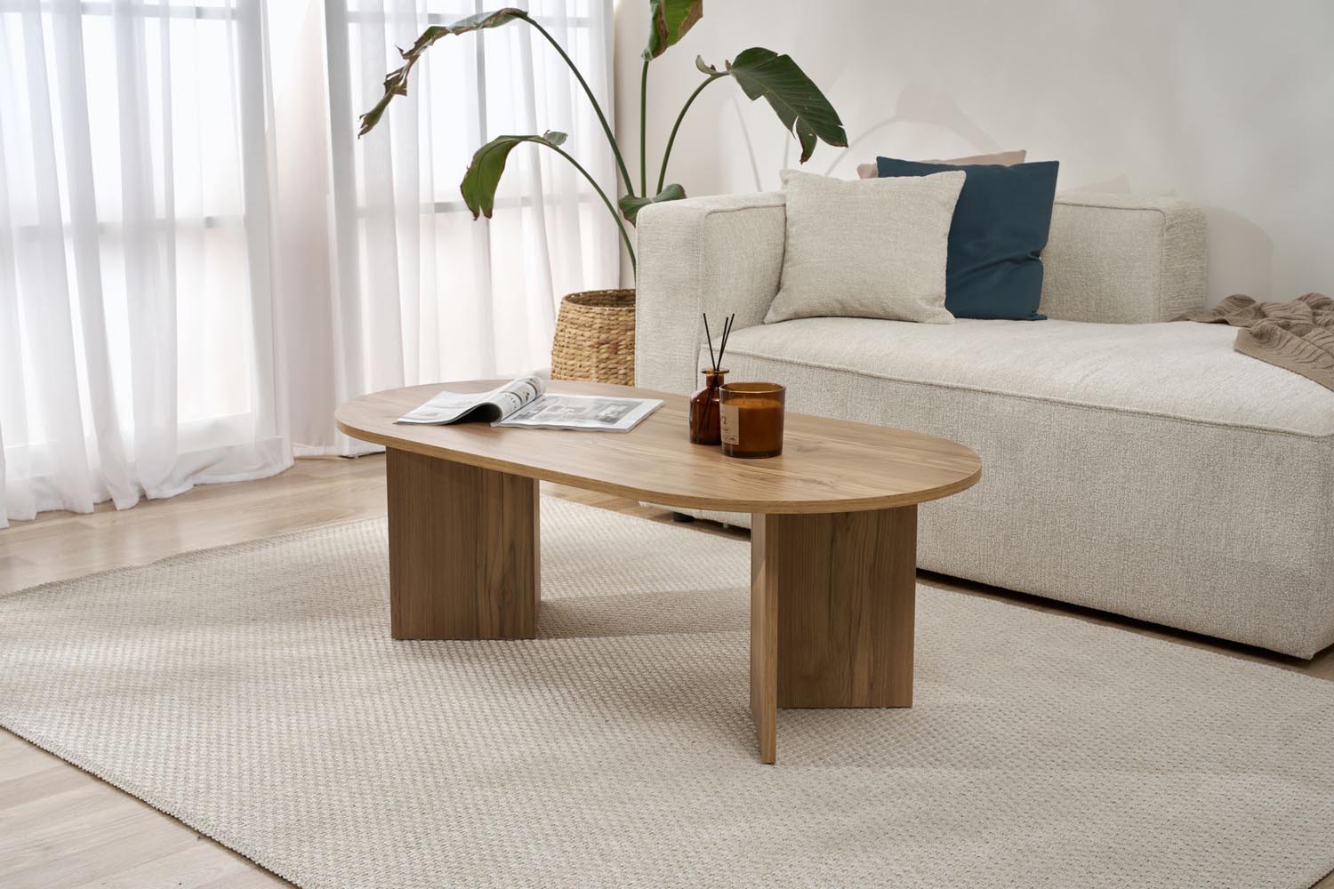 Sable - VNT Oak in Eiche präsentiert im Onlineshop von KAQTU Design AG. Beistelltisch ist von Nordure