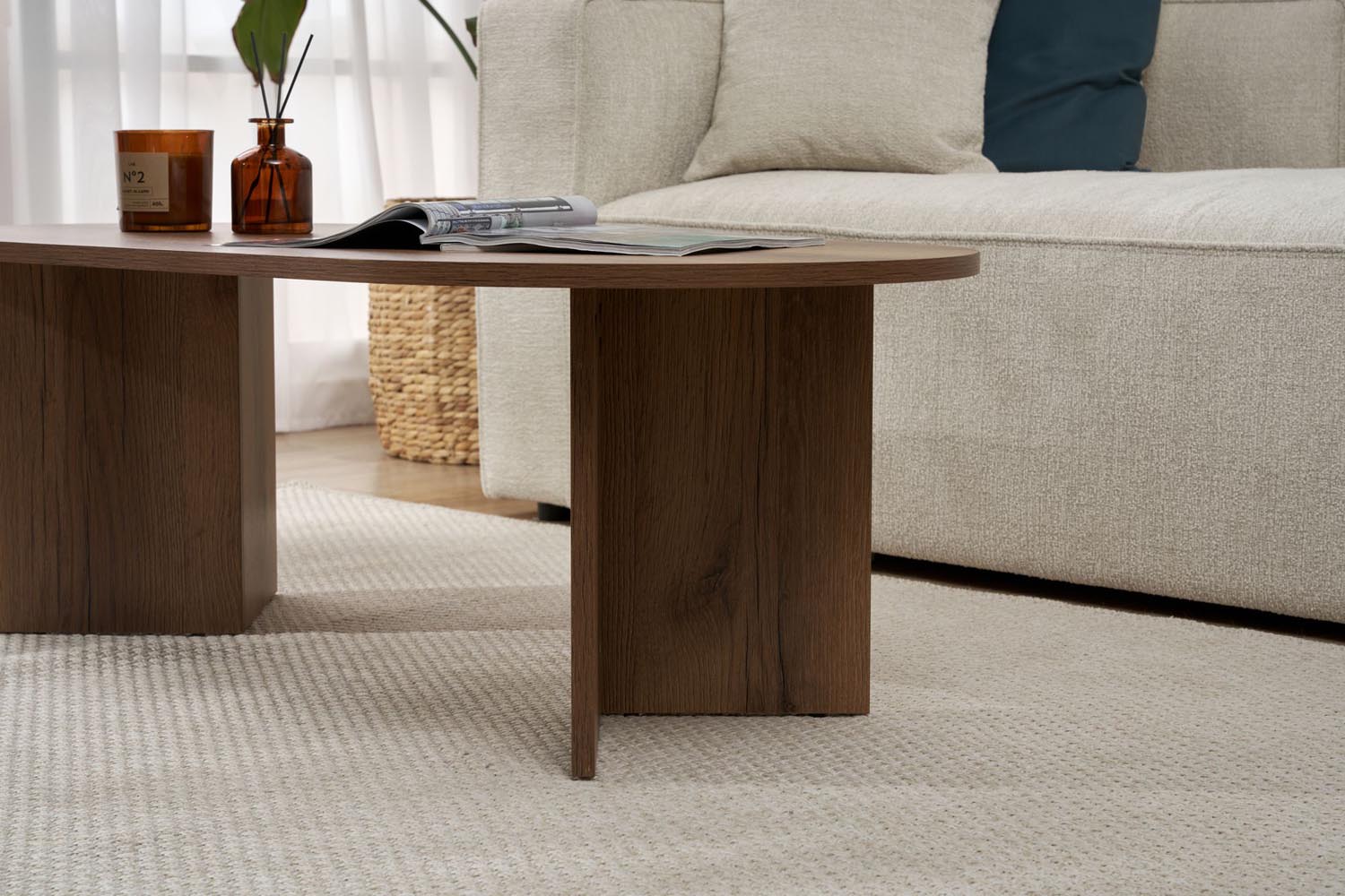 Sable - VNT Walnut in Walnuss präsentiert im Onlineshop von KAQTU Design AG. Beistelltisch ist von Nordure