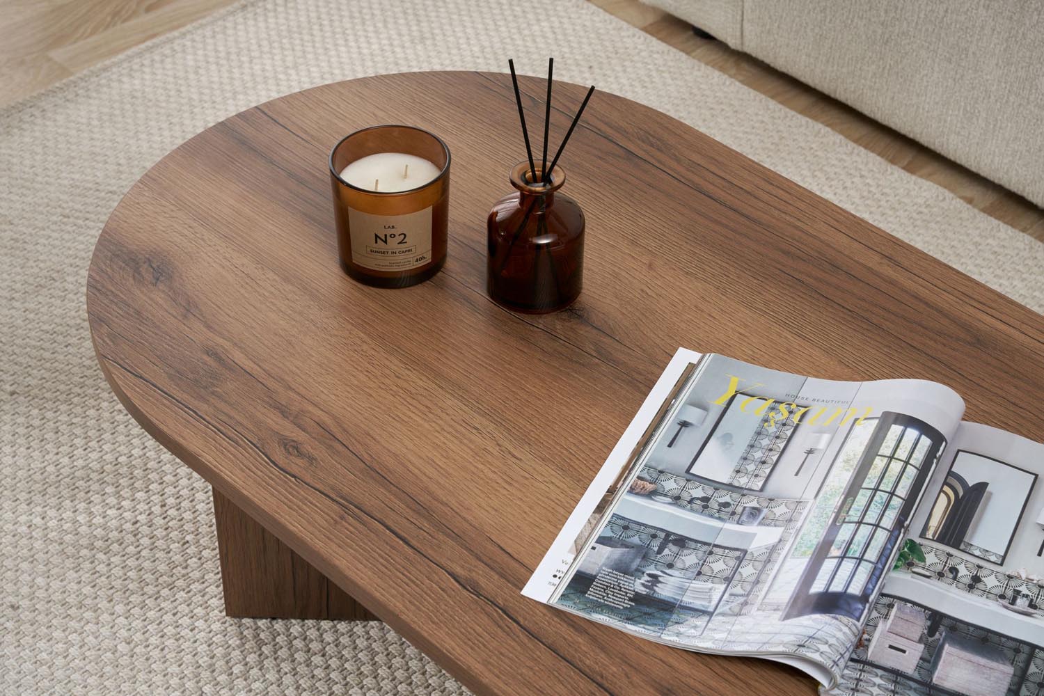 Sable - VNT Walnut in Walnuss präsentiert im Onlineshop von KAQTU Design AG. Beistelltisch ist von Nordure