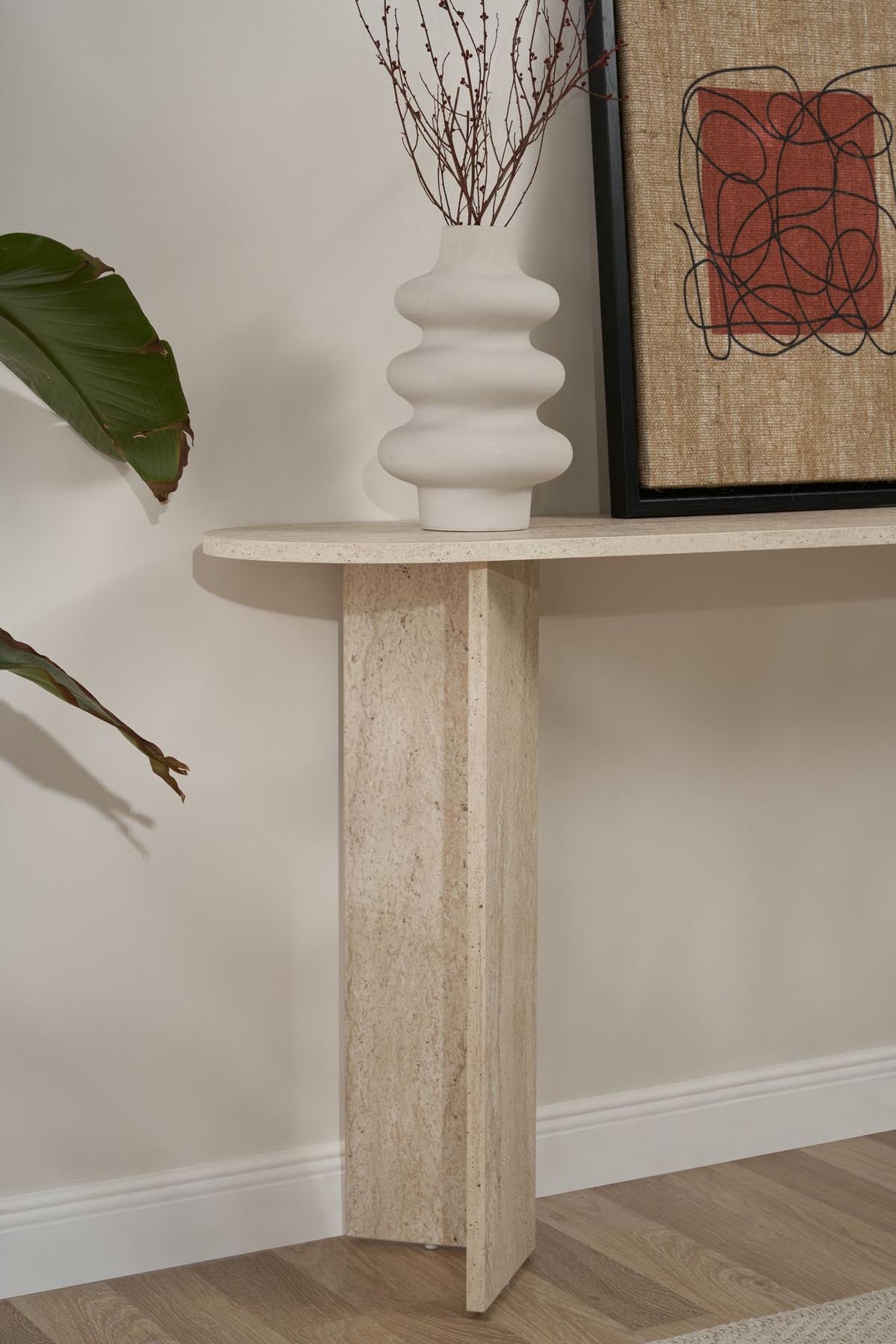 Sira - Travertine in Travertin präsentiert im Onlineshop von KAQTU Design AG. Sideboard ist von Nordure