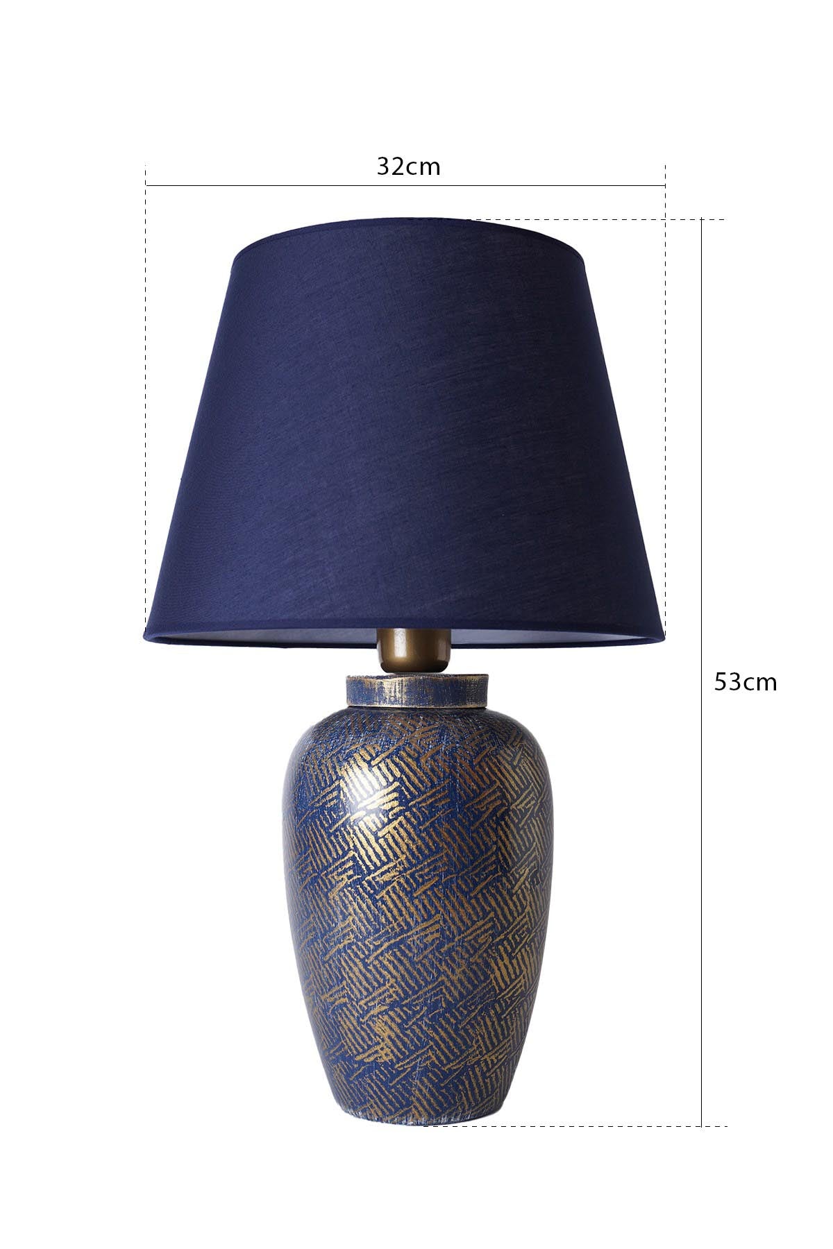 YL576 in Blau Gold präsentiert im Onlineshop von KAQTU Design AG. Tischleuchte ist von Opviq