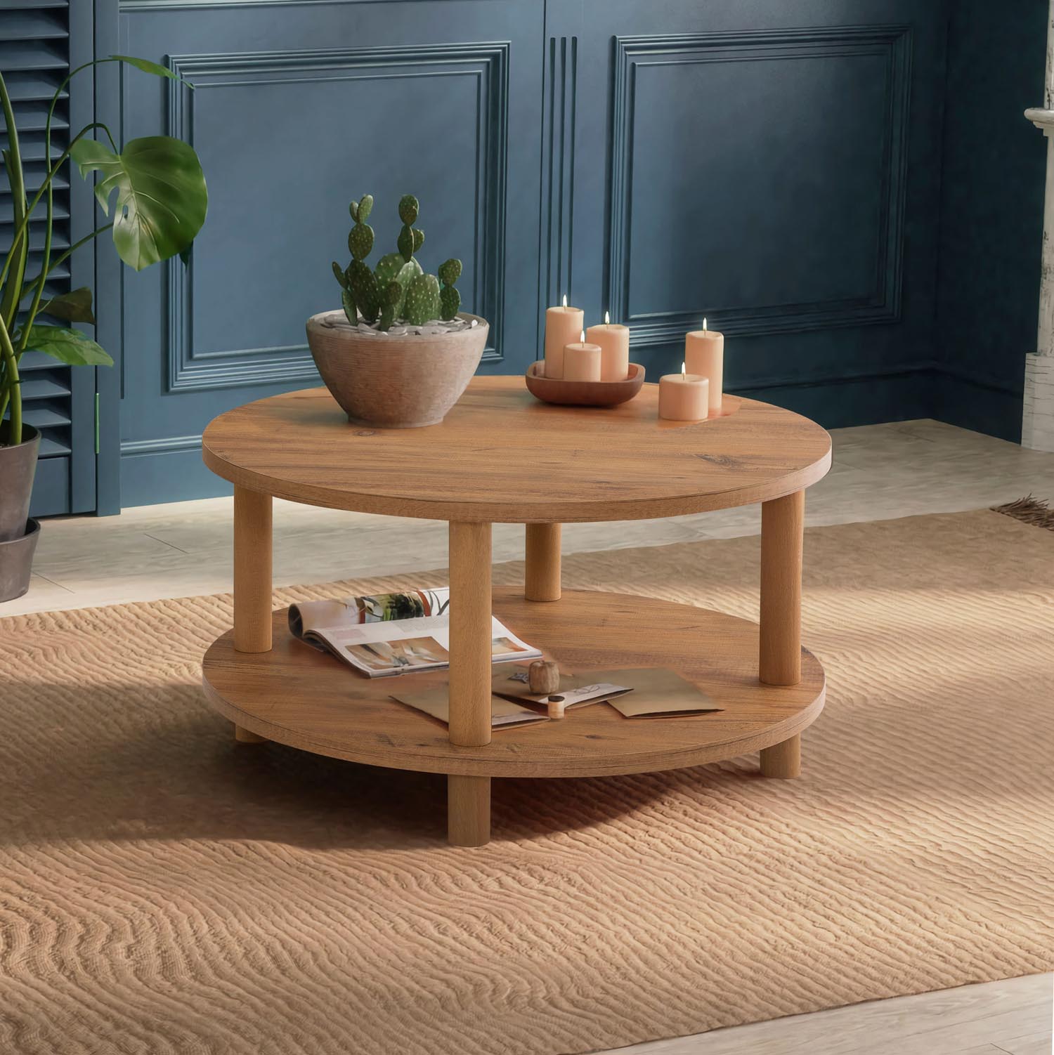 Roby in Atlantische Kiefer präsentiert im Onlineshop von KAQTU Design AG. Beistelltisch ist von Hanah Home