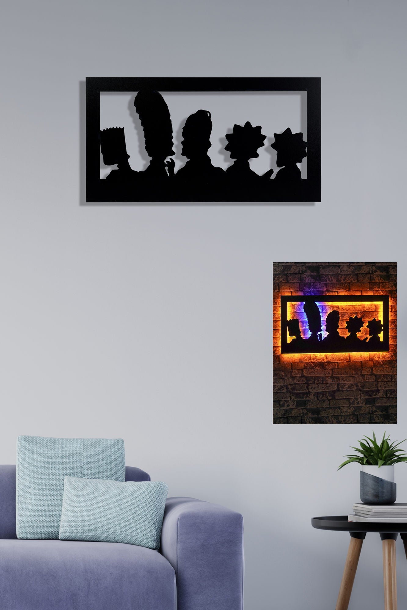 Cartoon - Multicolor in Mehrfarbig präsentiert im Onlineshop von KAQTU Design AG. Wandleuchte ist von Wallity