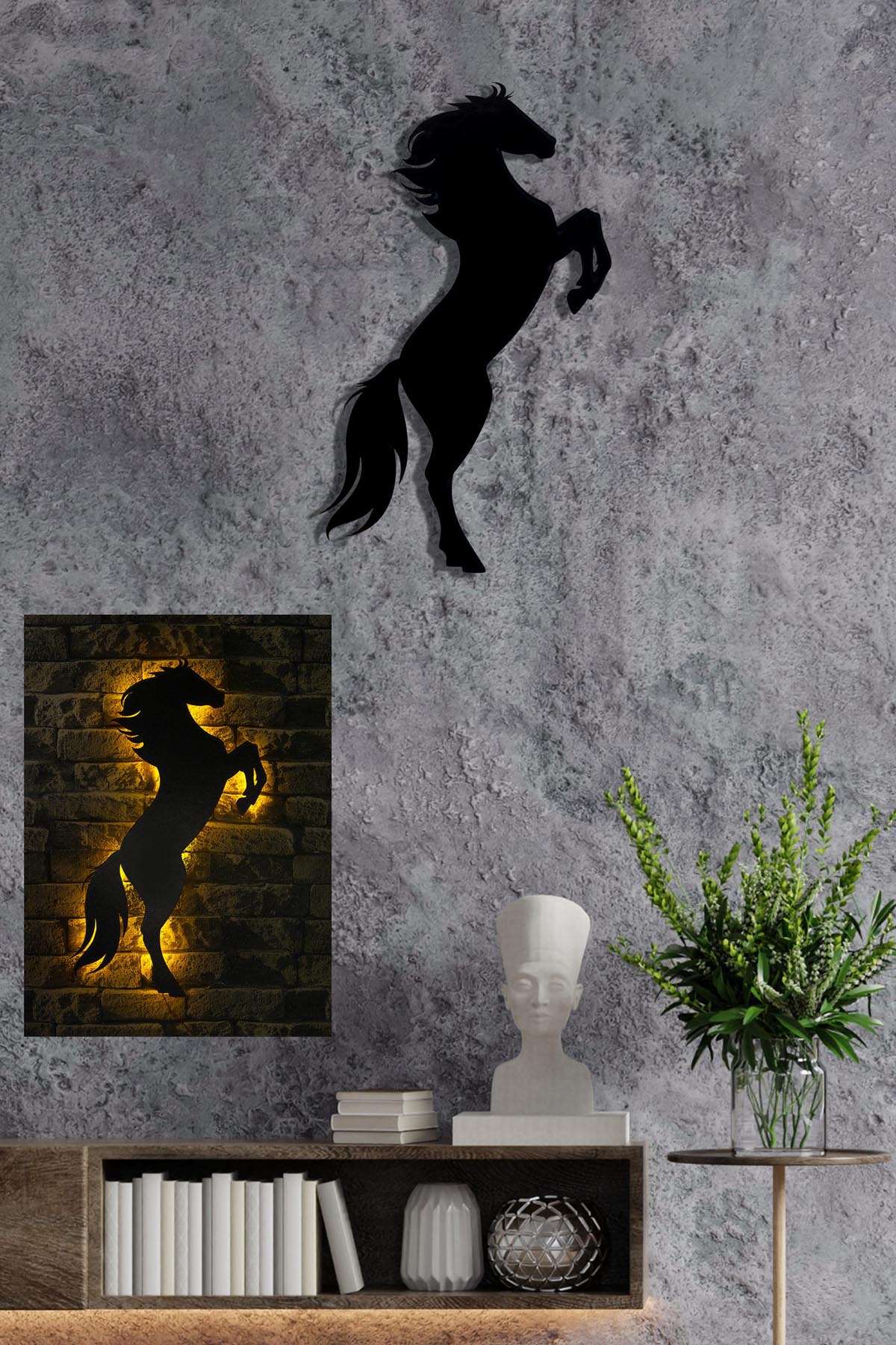 Wild Horse - Yellow in Gelb präsentiert im Onlineshop von KAQTU Design AG. Wandleuchte ist von Wallity