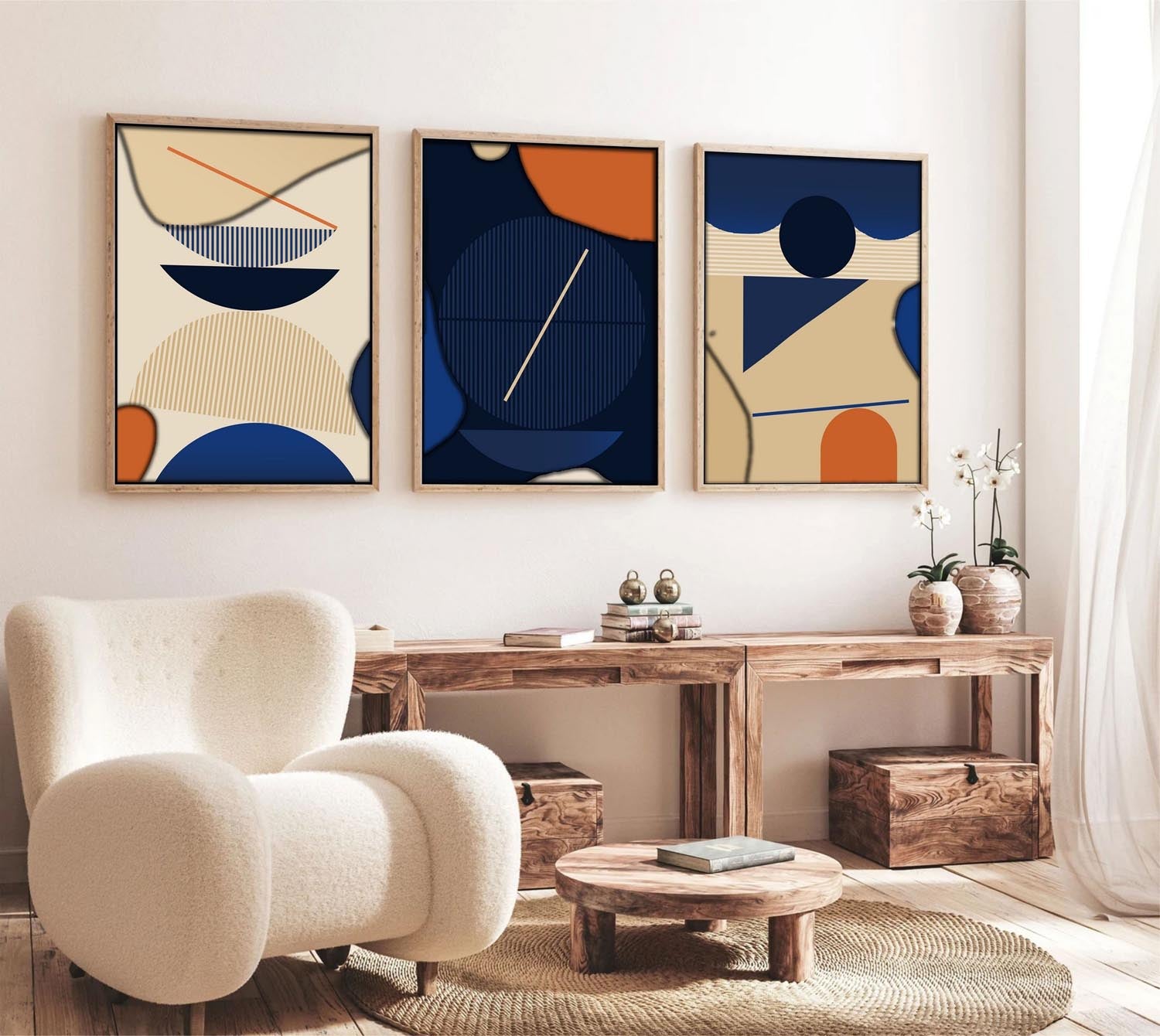 Huhu101 - 70 x 50 in Mehrfarbig präsentiert im Onlineshop von KAQTU Design AG. Bild ist von Wallity