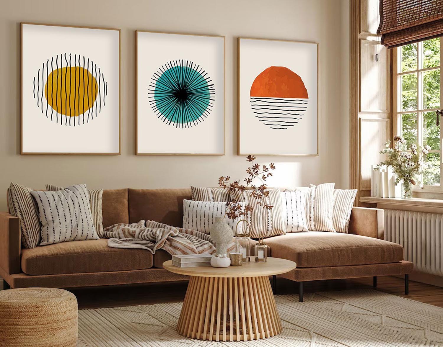 Huhu12 - 70 x 50 in Mehrfarbig präsentiert im Onlineshop von KAQTU Design AG. Bild ist von Wallity