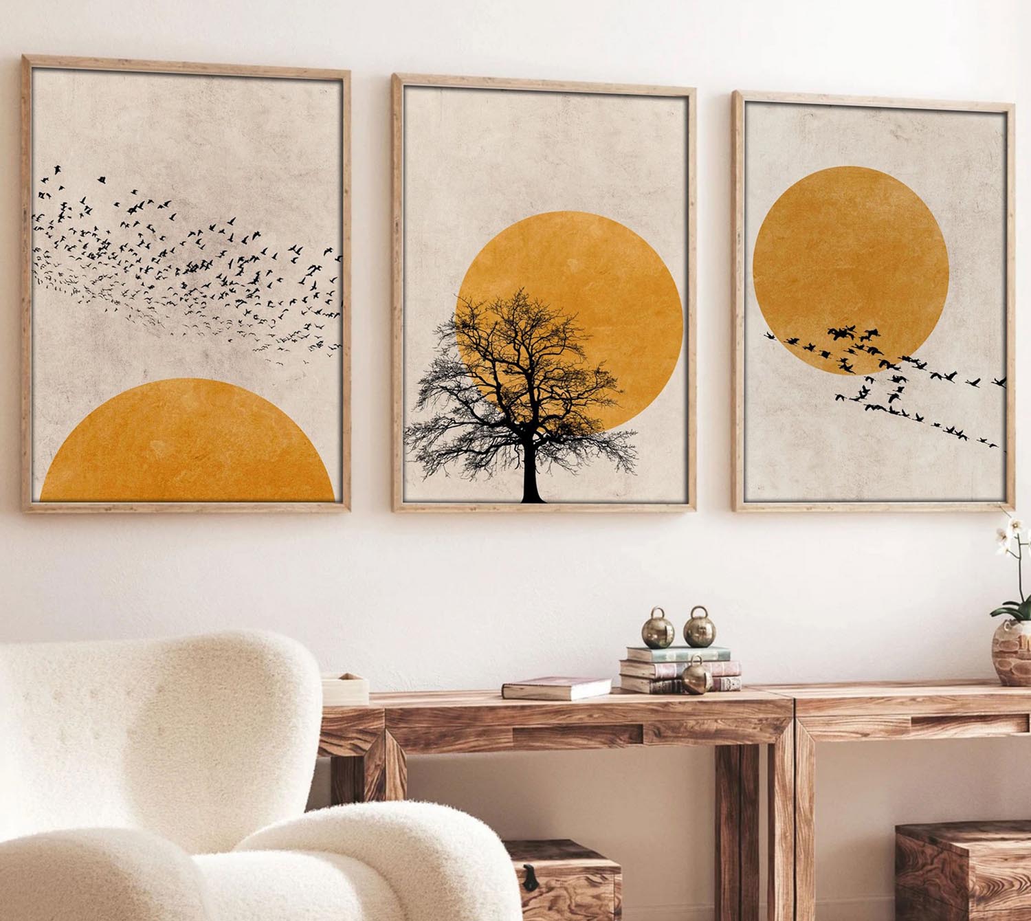Huhu147 - 30 x 40 in Mehrfarbig präsentiert im Onlineshop von KAQTU Design AG. Bild ist von Wallity