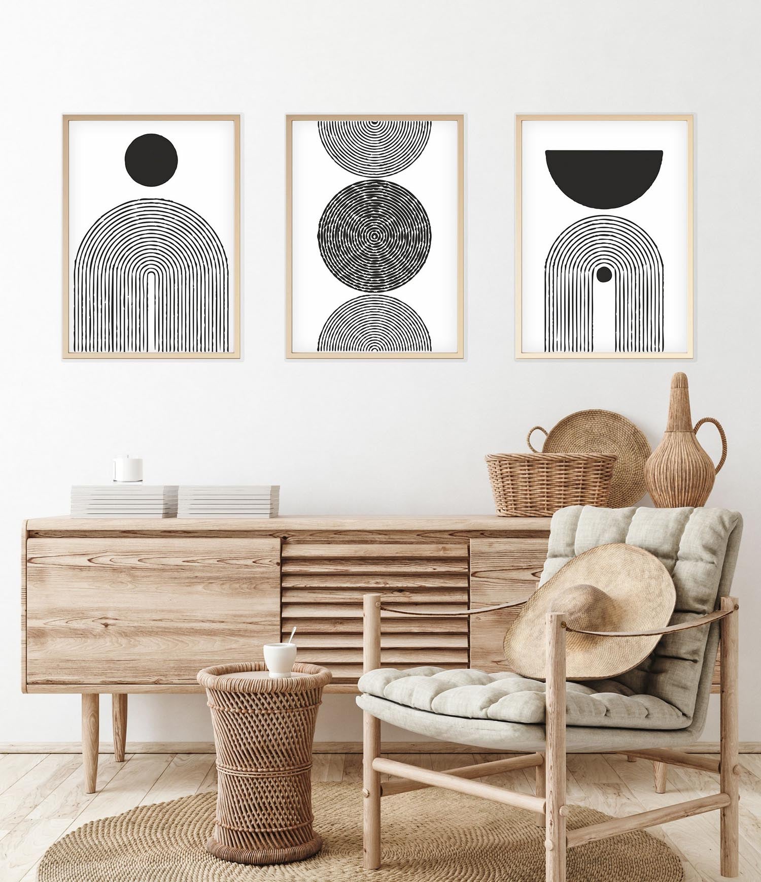 Huhu163 - 50 x 70 in Mehrfarbig präsentiert im Onlineshop von KAQTU Design AG. Bild ist von Wallity