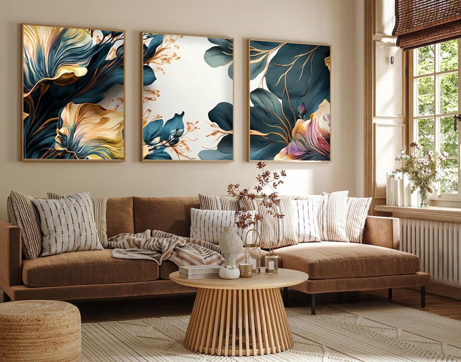 Huhu217 - 50 x 70 in Mehrfarbig präsentiert im Onlineshop von KAQTU Design AG. Bild ist von Wallity