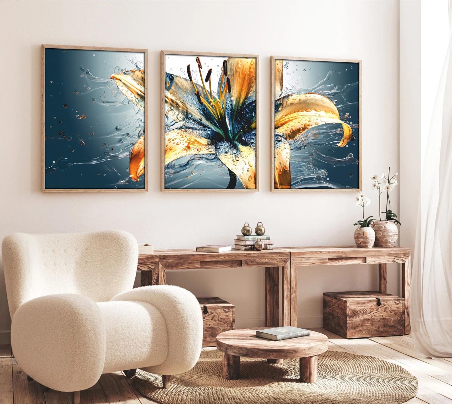 Huhu219 - 50 x 70 in Mehrfarbig präsentiert im Onlineshop von KAQTU Design AG. Bild ist von Wallity